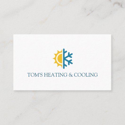 冷暖房、空調HVAC 名刺 (正面)