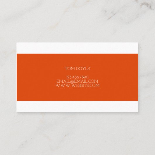 冷暖房、空調HVAC 名刺 (裏面)