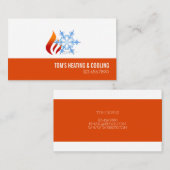 冷暖房、空調HVAC 名刺 (正面/裏面)