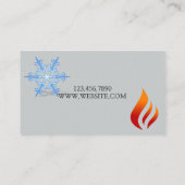 冷暖房、空調HVAC 名刺 (裏面)