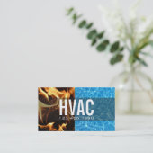冷暖房、空調HVAC 名刺 (スタンド正面)