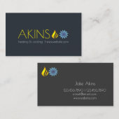 冷暖房、空調HVAC 名刺 (正面/裏面)