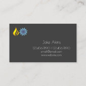 冷暖房、空調HVAC 名刺 (裏面)