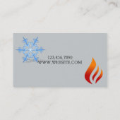 冷暖房、空調HVAC 名刺 (裏面)