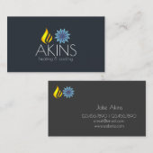 冷暖房、空調HVAC 名刺 (正面/裏面)