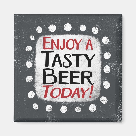 冷楽しむ蔵庫磁石おいしいビール マグネット (正面)