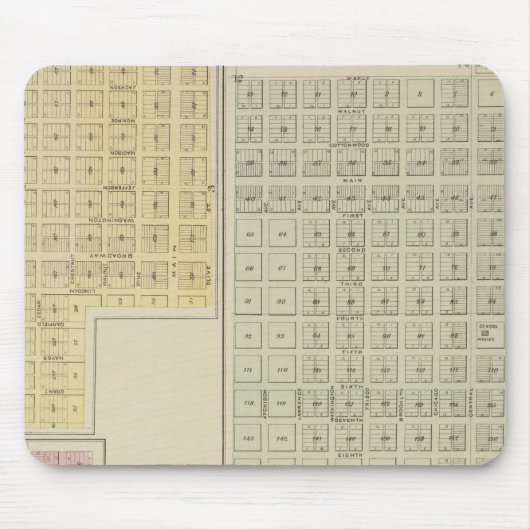 冷水、保護、アビラ、カンザス マウスパッド (正面)