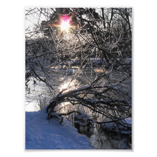 冷河 フォトプリント            (正面)