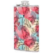 冷温水カラーフローラ幾何学 フラスク (左)