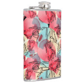 冷温水カラーフローラ幾何学 フラスク (右)