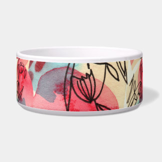 冷温水カラーフローラ幾何学 ボウル