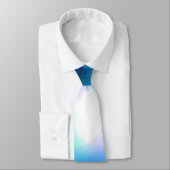 冷炎クール青モダン抽象芸術 ネクタイ (タイ)