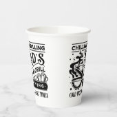 冷焼きパパのバーとグリルデザイン 紙コップ (左)