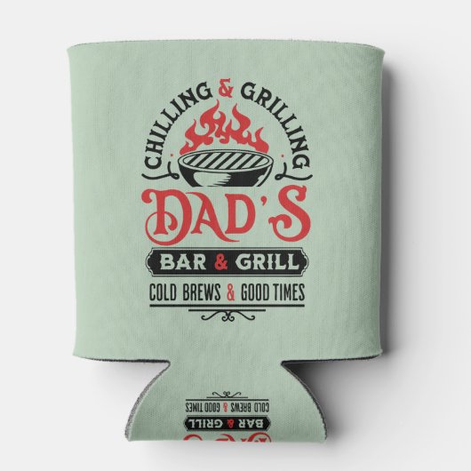 冷焼きパパのバー及びグリルデザイン2 缶クーラー (裏面)