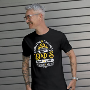 冷焼きパパバーグリルデザイン3 Tシャツ