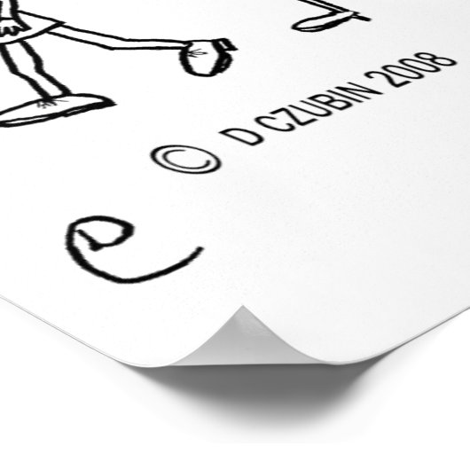 冷真鍮（白） ポスター (角)