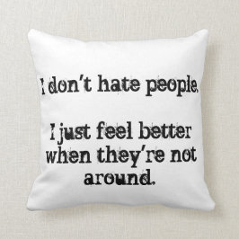 冷笑的な枕 クッション