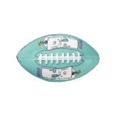 冷蔵おもしろいイラストレーション アメリカンフットボール (正面)