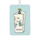 冷蔵おもしろいイラストレーション カーエアーフレッシュナー (裏面)