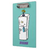 冷蔵おもしろいイラストレーション クリップボード (左)