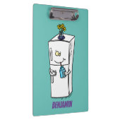 冷蔵おもしろいイラストレーション クリップボード (右)