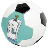 冷蔵おもしろいイラストレーション サッカーボール (3/4)