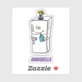 冷蔵おもしろいイラストレーション シール (シート)