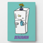 冷蔵おもしろいイラストレーション フォトプラーク (正面)