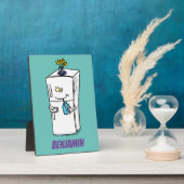 冷蔵おもしろいイラストレーション フォトプラーク (側面)