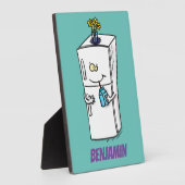 冷蔵おもしろいイラストレーション フォトプラーク (側面)