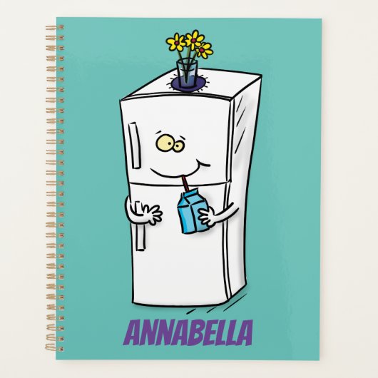 冷蔵おもしろいイラストレーション プランナー手帳 (正面)