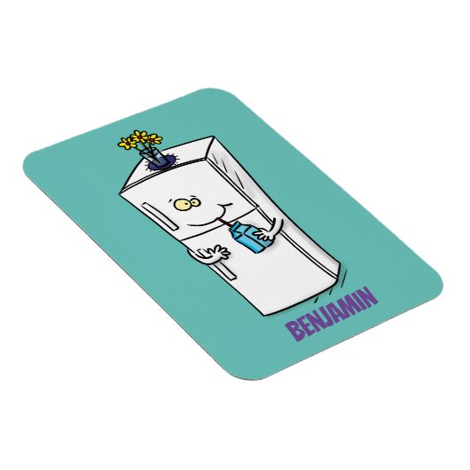 冷蔵おもしろいイラストレーション マグネット (右側)