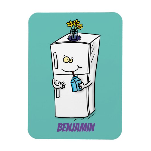 冷蔵おもしろいイラストレーション マグネット (縦)