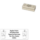 冷蔵おもしろいイラストレーション ラバースタンプ (押印)