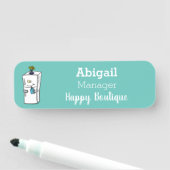 冷蔵おもしろいイラストレーション 名札 (インサイチュ)