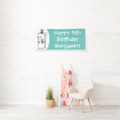 冷蔵おもしろいイラストレーション 横断幕 (インサイチュ)