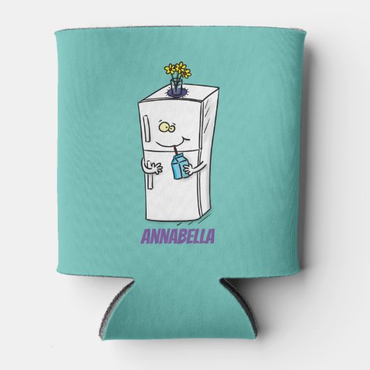 冷蔵おもしろいイラストレーション 缶クーラー (正面)