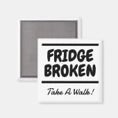 冷蔵保庫から出て マグネット (正面/裏面)