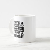 冷蔵庫あります 面白いマグカップ コーヒーマグカップ (正面左)