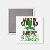 冷蔵庫のためのCtulhuのコーヒー マグネット (正面/裏面)