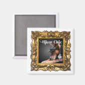 冷蔵庫のバイクもしくは自転車に乗る人を高める「キック」マグネット マグネット (正面/裏面)