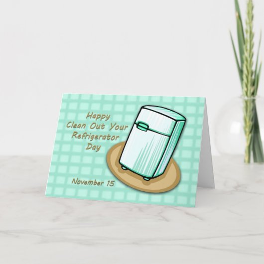 冷蔵庫の日を幸せに片付ける シーズンカード (正面)