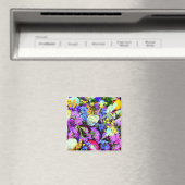 冷蔵庫の花カラフルフローラ秋 マグネット (インサイチュ (食洗機))