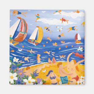冷蔵庫の芸術: Beachy御馳走 マグネット