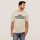 冷蔵庫までの景色の良いルートTシャツ Tシャツ (正面フル)
