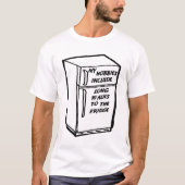 冷蔵庫までの長い散歩面白いTシャツ Tシャツ (正面)
