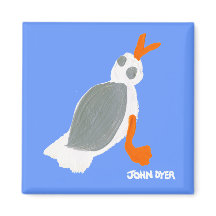 冷蔵庫アート：シーガル