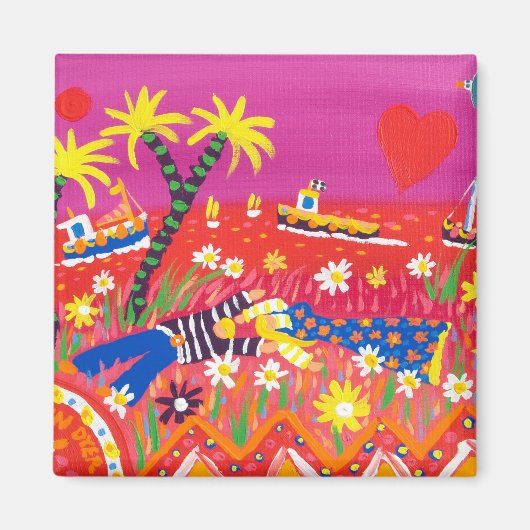 冷蔵庫アート： Cornish Sweethearts マグネット (正面)