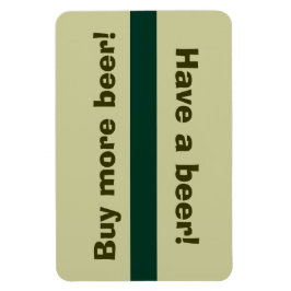 冷蔵庫ビールのステータス – ビールを飲買みる マグネット