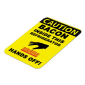 冷蔵庫ベーコンセキュリティ マグネット (左側)